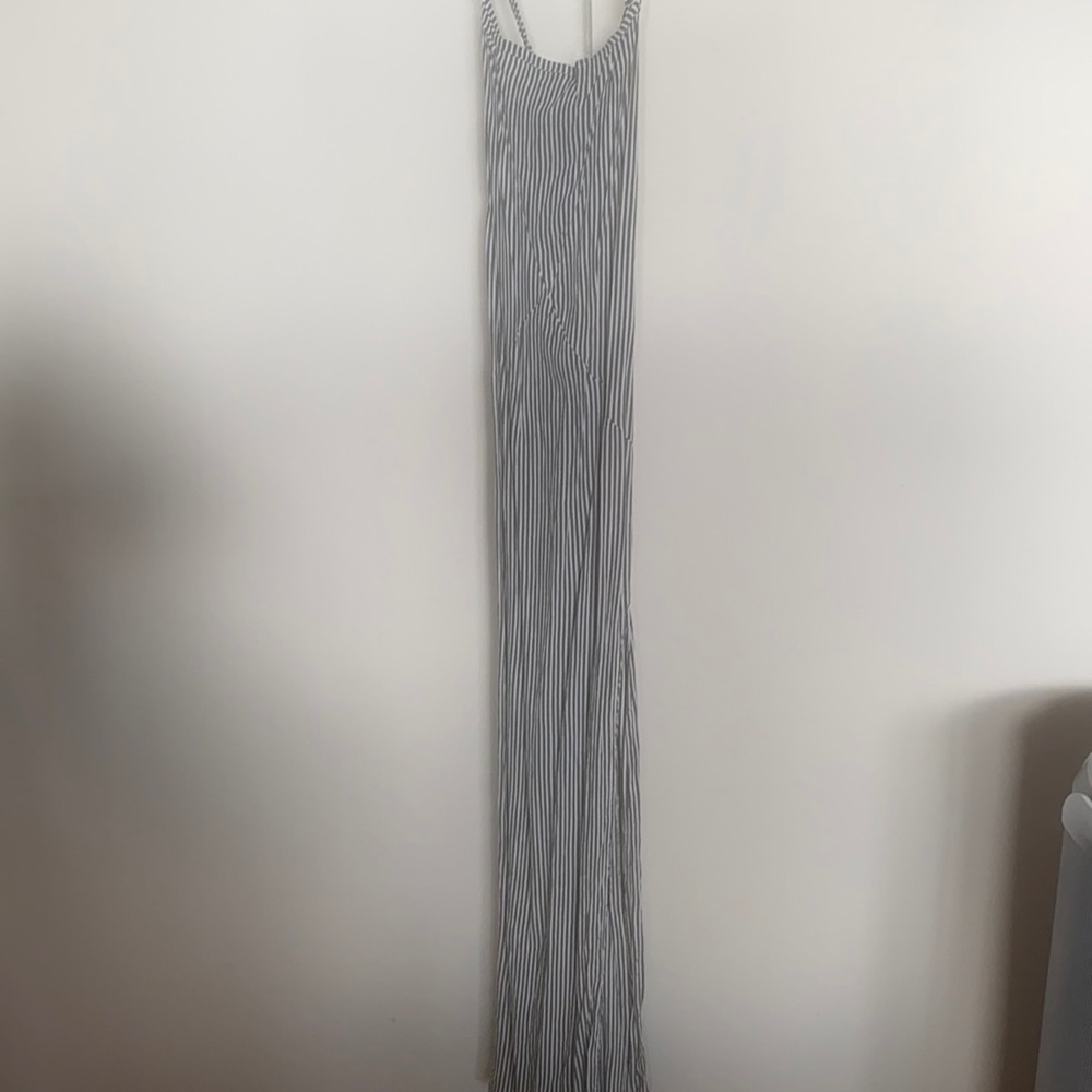 Aila Blue maxi summer sustainable strap dress